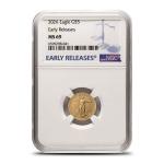 2026 1/10 oz Gold American Eagle Coins NGC MS69 ER