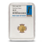 2026 1/10 oz Gold American Eagle Coins NGC MS70 FDOI
