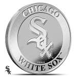 1 oz Silver MLB Chicago White Sox Rounds (BU)