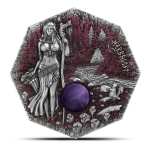 2025 2 oz Silver Germania Mint Witchcraft Herbalist Rounds (Ultra High Relief)