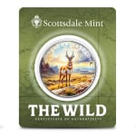 1 oz Colorized Silver Scottsdale The Wild Pronghorn Antelope Rounds (Certi-Lock)