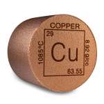 5 Pound Copper Cylinder Elemental Bars (New)
