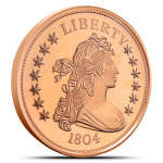 1 oz Copper SilverTowne 1804 Dollar Replica Rounds (New)