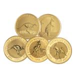 1 oz Gold Australian Nugget Kangaroo Coins (Random Year)