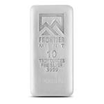10 oz Silver Frontier Mint Bars (New w CoA)