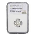 1/10 oz Proof Platinum American Eagle Coins PR/PF69 (Random Year, Varied Label, PCGS or NGC)