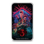 2026 1 oz Colorized Silver Tuvalu Stranger Things Season 3 Rectangular Coins (Box + CoA)