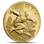 2025-W 1/2 oz Proof Gold DC Comics Batman American Liberty Coins (Box + CoA)