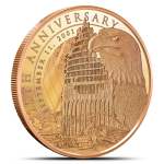 2026 1 oz Copper 25th Anniversary of 9/11 Rounds (New)