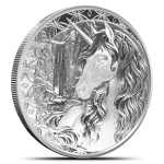 2025 1 oz Silver Fiji Unicorn Coins (BU)