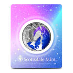 2025 1 oz Colorized Silver Fiji Celestra Unicorn Coins (Certi-Lock)