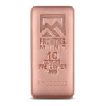10 oz Copper Frontier Mint Bars (New w CoA)
