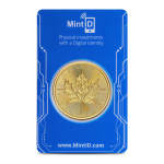 2026 1 oz Gold Canadian Maple Leaf Coins (MintID, AES-128 Encrypted)