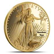 1/2 oz Proof American Gold Eagle Coin (Random Year, Capsules Only)