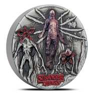 2026 Antique Colorized Tuvalu Stranger Things Villains 2 oz Silver Coin with Box &amp; CoA