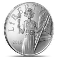 2016-S 1 oz Proof American Silver Liberty Medal (Box + CoA)