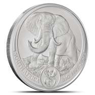 2024 South African Big Five Series III Elephant 1 oz Silver Coin BU
