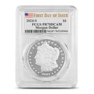 2024-S Proof Morgan Dollar Silver Coin PCGS PR70 DCAM FDOI