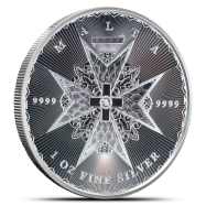 2025 Malta Maltese Cross 1 oz Silver Coin BU