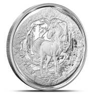 2024 Fiji Unicorn 1 oz Silver Coin BU