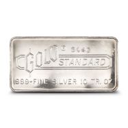 10 oz Silver Gold Standard Pressed Bar Serial Number | Engelhard