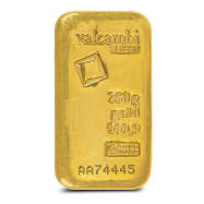 250 Gram Valcambi Cast Gold Bar (New w Assay)