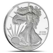 2014-W Proof American Eagle 1 oz Silver Coin with Box &amp; CoA