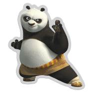 2023 Niue Kung Fu Panda Po Shaped 1 oz Silver Coin