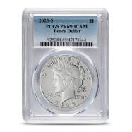 2023-S Proof Peace Dollar Silver Coin PCGS PR69
