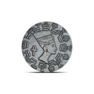1/10 oz Silver Egyptian Nefertiti Round New | Monarch