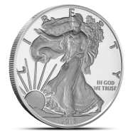 2016-W Proof American Eagle 1 oz Silver Coin with Box &amp; COA