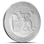 2024 Somalia Elephant 1 Kilo Silver Coin BU