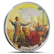 2024 Colorized Mesa Grande The First Continental Congress 1 oz Silver Coin with Capsule &amp; CoA
