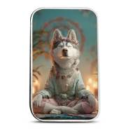 1 oz Colorized Silver Sol Human Dog Bar | The Holy Land Mint