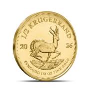 2026 1/2 oz South African Gold Krugerrand Coin (BU)