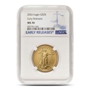 2026 1/2 oz American Gold Eagle Coin NGC MS70 ER