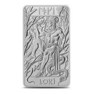 10 oz Silver Norse Gods Loki Bar New | The Royal Mint