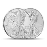 2013-W American Eagle West Point Mint 75th Anniversary Silver 2-Coin Set with Box &amp; CoA