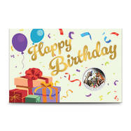 2026 Proof Colorized Australian Happy Birthday 1/2 oz Silver Coin In Card