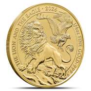 2026 1/4 oz British Gold The Lion and The Eagle Coin (BU)