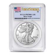 2022-W Proof American Eagle 1 oz Silver Coin PCGS PR70 DCAM FS