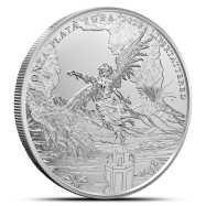 1 oz Silver Zombucks World Libertattered Round New