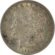 1921 Morgan Dollar Silver Coin XF