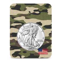 2026 1 oz Silver American Eagle Coins (BU, Camo Card)