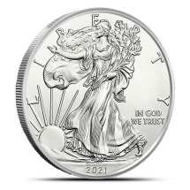 2021 1 oz Silver American Eagle Coins (Type 1)