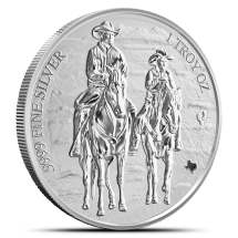 2026 1 oz Silver Texas Mint Cowboys Rounds (New)