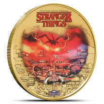 2026 Colorized Aluminum Bronze Tuvalu Stranger Things Collectors Coins (In Card)