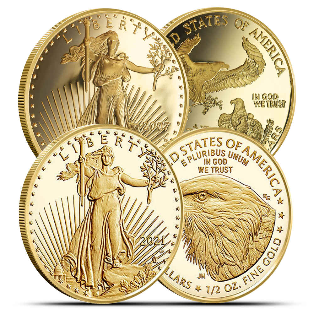 Proof American Eagle 1/2 oz Gold Coin - Provident Metals™