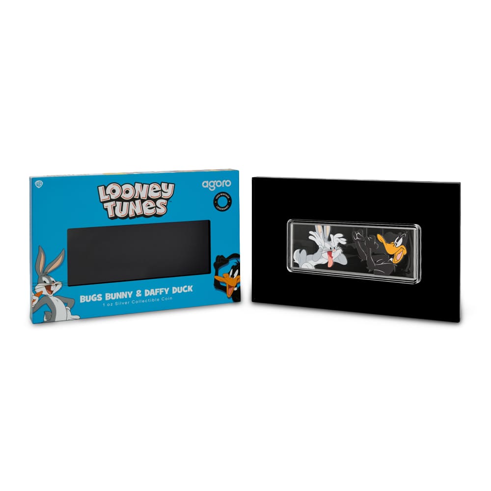 2025 Proof Colorized Niue Looney Tunes Bugs Bunny and Daffy Duck 1 oz  Silver Coin - Provident Metals™