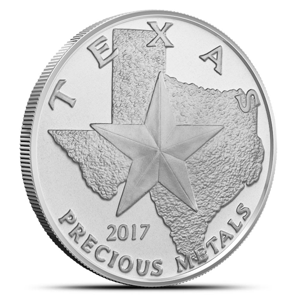 2017 1 oz Texas Mint Bobcat Silver Round (New) l BGASC™
